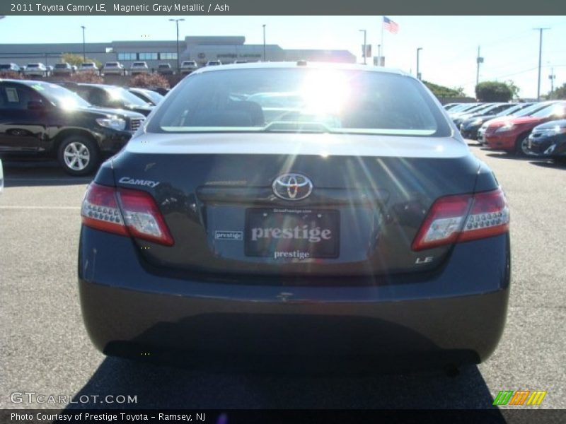 Magnetic Gray Metallic / Ash 2011 Toyota Camry LE