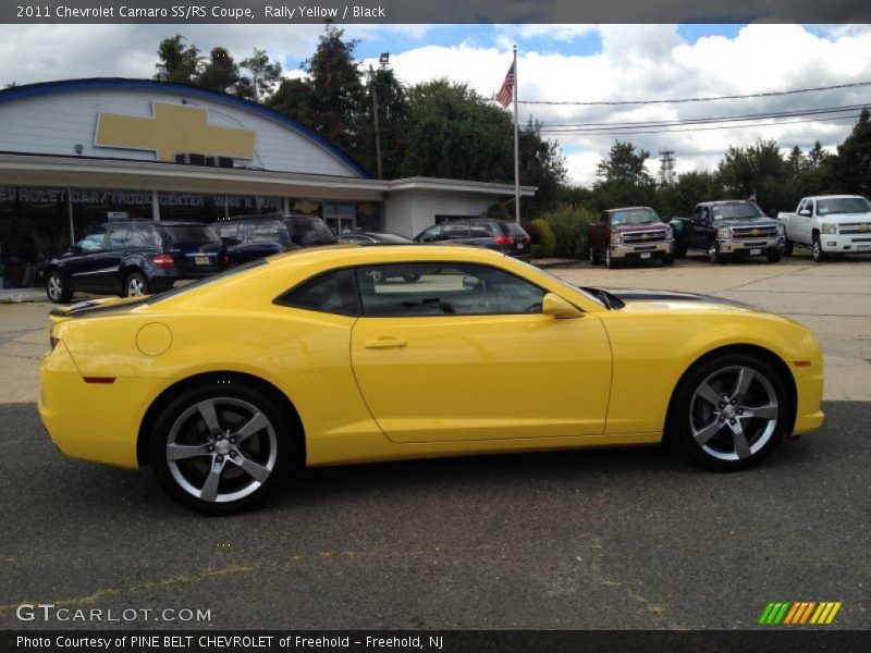 Rally Yellow / Black 2011 Chevrolet Camaro SS/RS Coupe