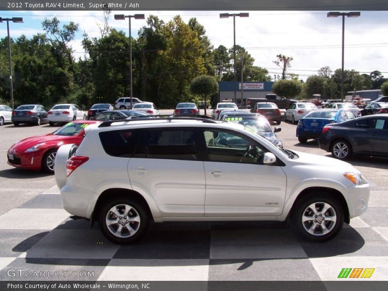 Super White / Ash 2012 Toyota RAV4 Limited