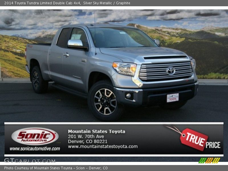 Silver Sky Metallic / Graphite 2014 Toyota Tundra Limited Double Cab 4x4