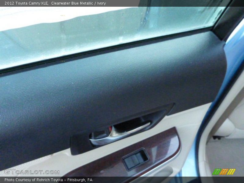 Clearwater Blue Metallic / Ivory 2012 Toyota Camry XLE