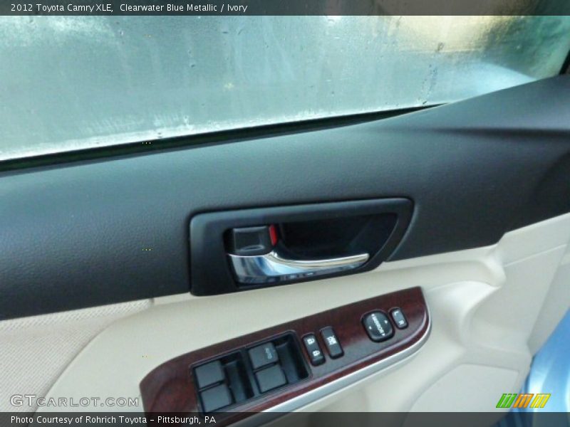 Clearwater Blue Metallic / Ivory 2012 Toyota Camry XLE