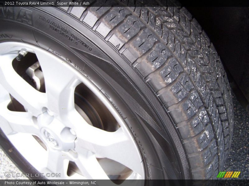 Super White / Ash 2012 Toyota RAV4 Limited