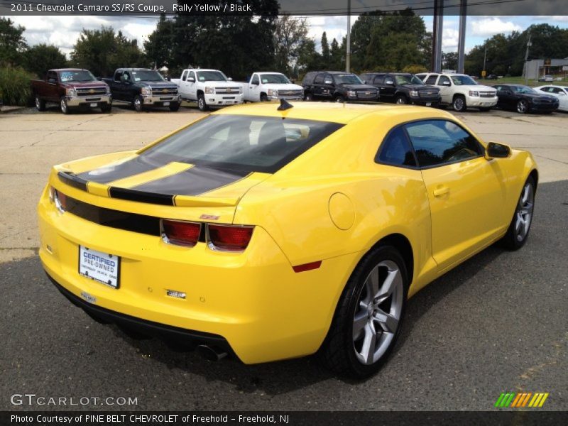 Rally Yellow / Black 2011 Chevrolet Camaro SS/RS Coupe