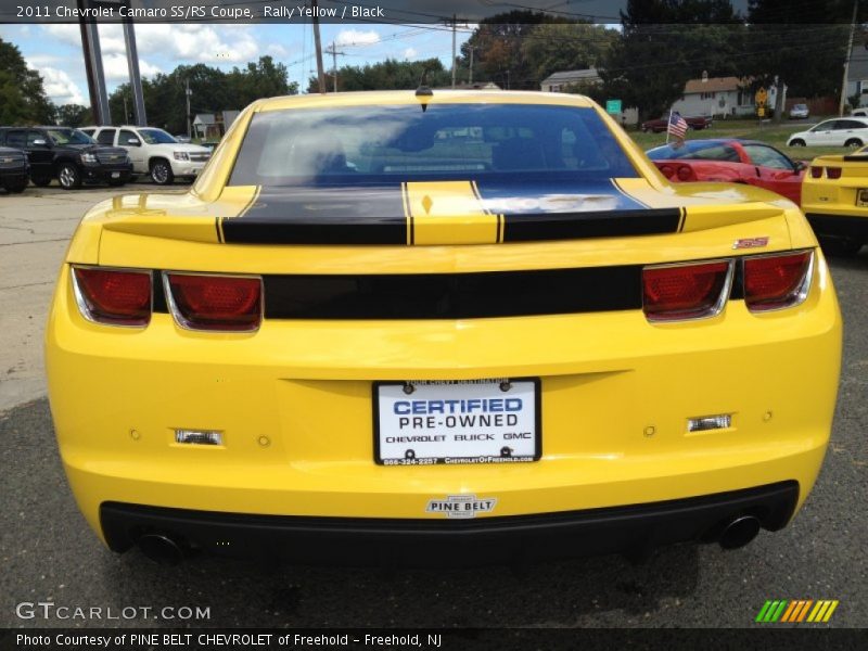 Rally Yellow / Black 2011 Chevrolet Camaro SS/RS Coupe