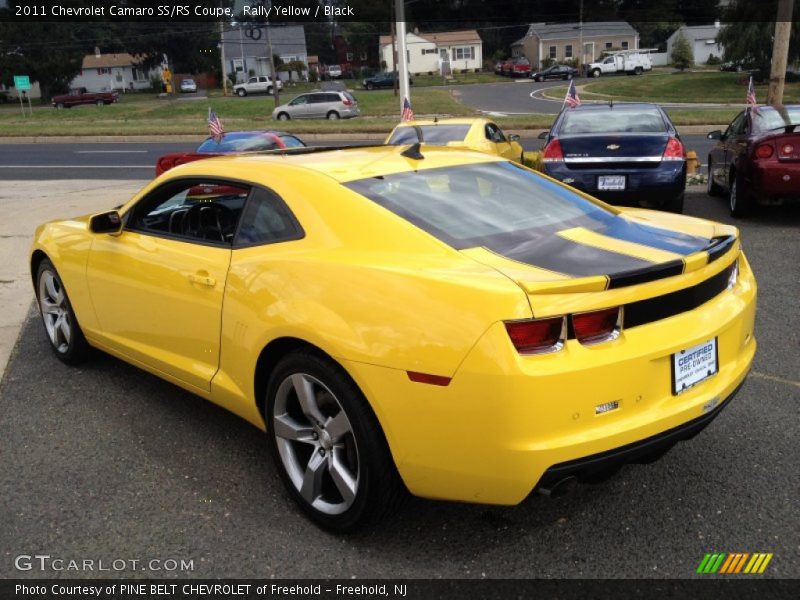 Rally Yellow / Black 2011 Chevrolet Camaro SS/RS Coupe