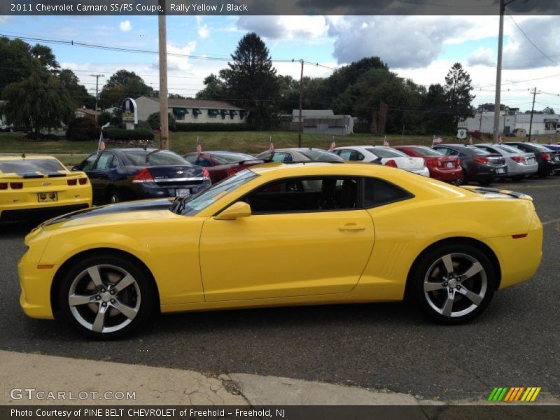 Rally Yellow / Black 2011 Chevrolet Camaro SS/RS Coupe