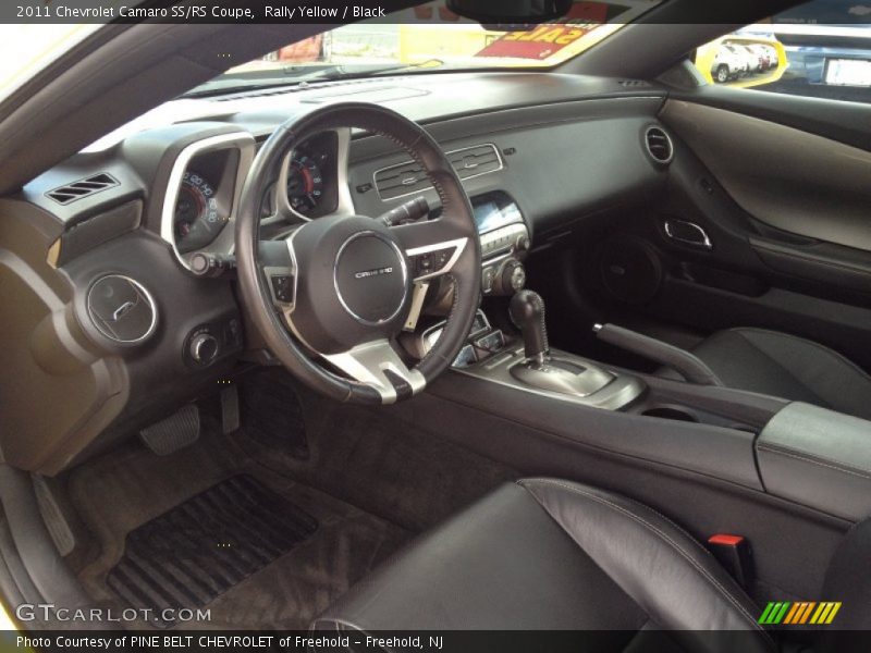 Rally Yellow / Black 2011 Chevrolet Camaro SS/RS Coupe