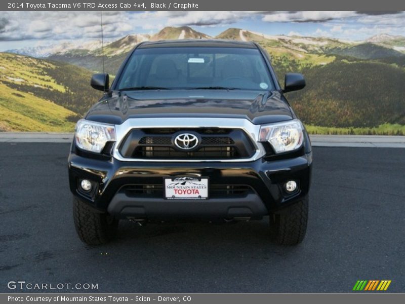 Black / Graphite 2014 Toyota Tacoma V6 TRD Access Cab 4x4