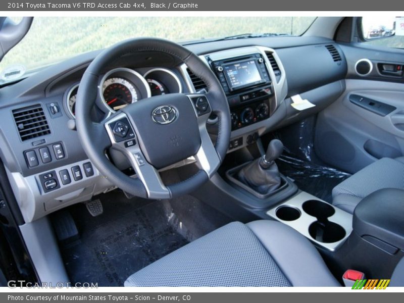  2014 Tacoma V6 TRD Access Cab 4x4 Graphite Interior