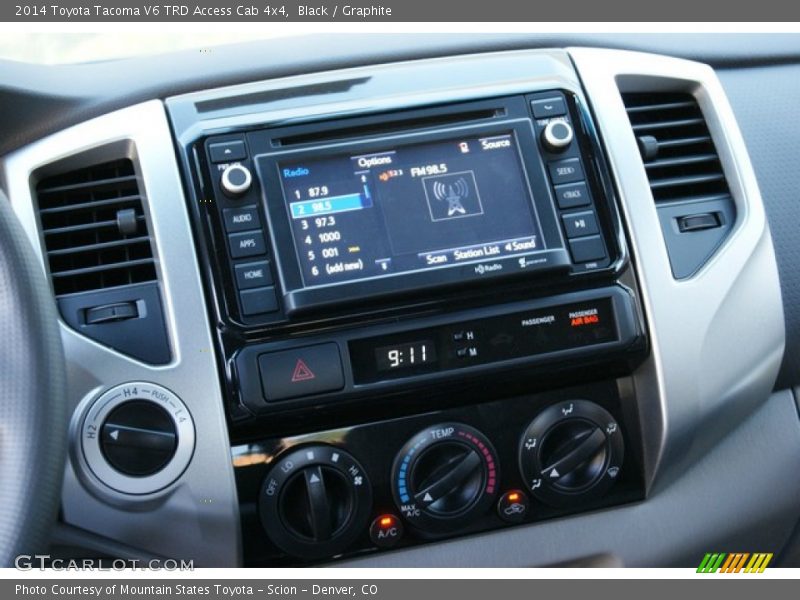 Controls of 2014 Tacoma V6 TRD Access Cab 4x4