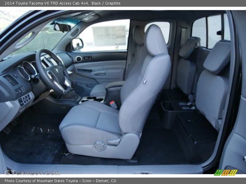  2014 Tacoma V6 TRD Access Cab 4x4 Graphite Interior