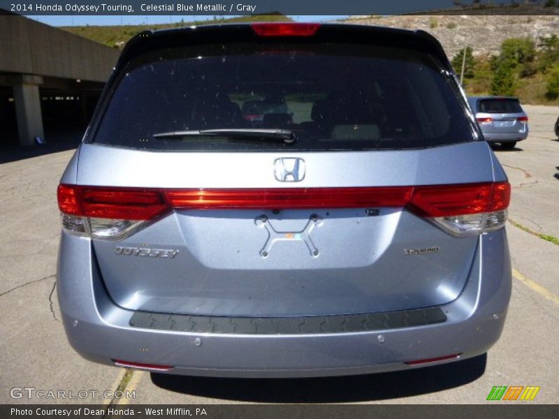 Celestial Blue Metallic / Gray 2014 Honda Odyssey Touring