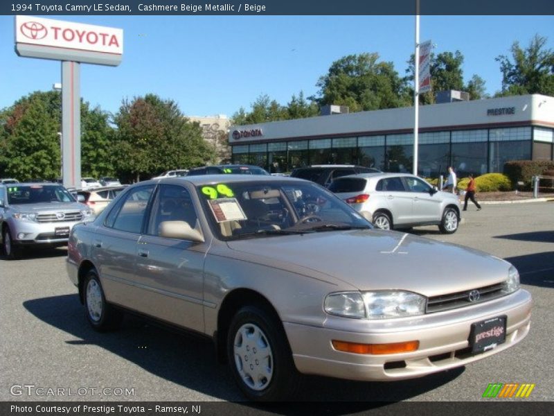 Cashmere Beige Metallic / Beige 1994 Toyota Camry LE Sedan