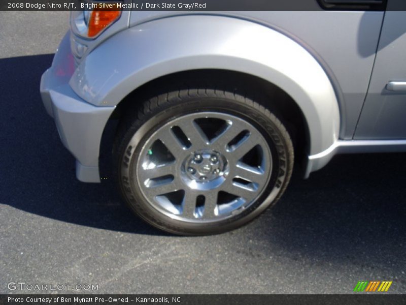 Bright Silver Metallic / Dark Slate Gray/Red 2008 Dodge Nitro R/T