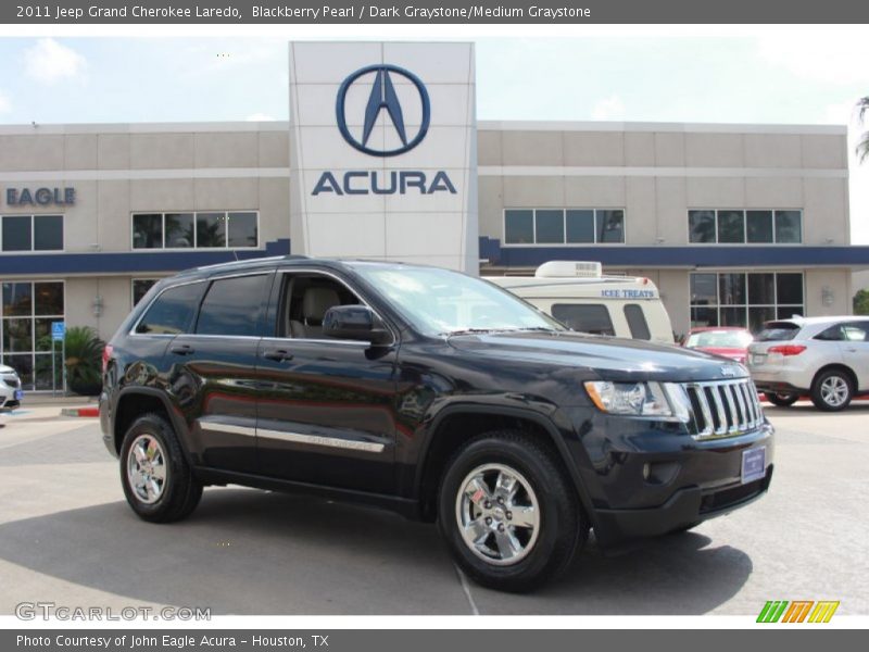 Blackberry Pearl / Dark Graystone/Medium Graystone 2011 Jeep Grand Cherokee Laredo