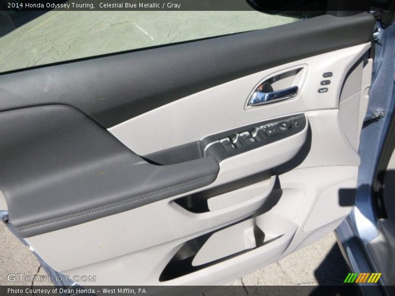 Celestial Blue Metallic / Gray 2014 Honda Odyssey Touring