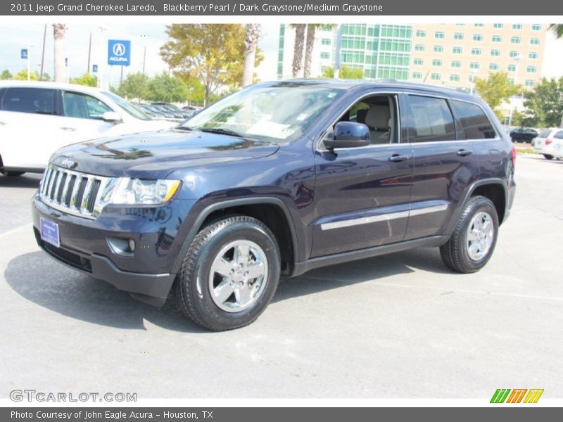 Blackberry Pearl / Dark Graystone/Medium Graystone 2011 Jeep Grand Cherokee Laredo