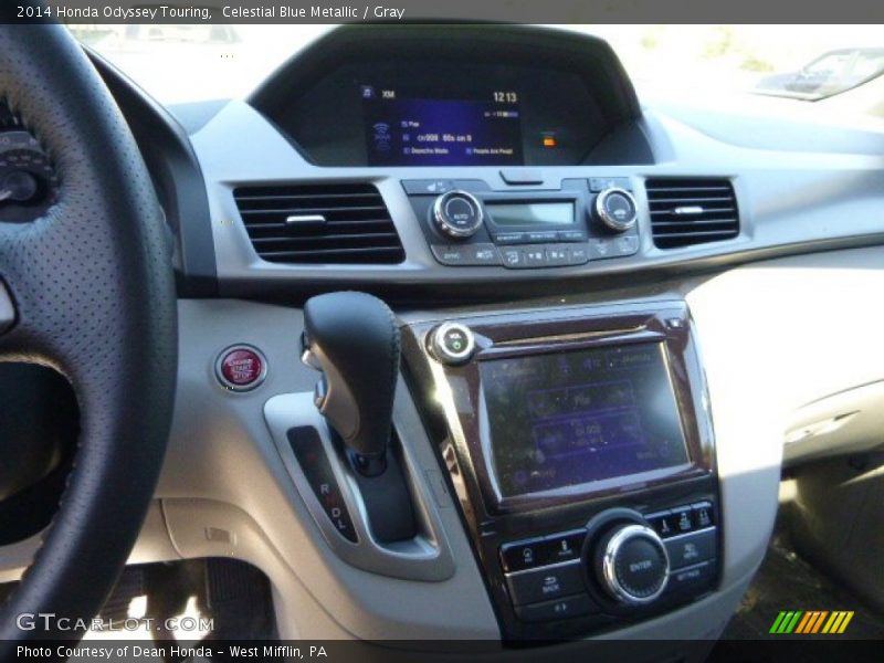 Celestial Blue Metallic / Gray 2014 Honda Odyssey Touring