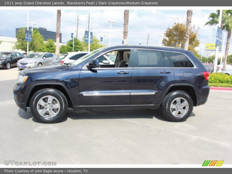 Blackberry Pearl / Dark Graystone/Medium Graystone 2011 Jeep Grand Cherokee Laredo