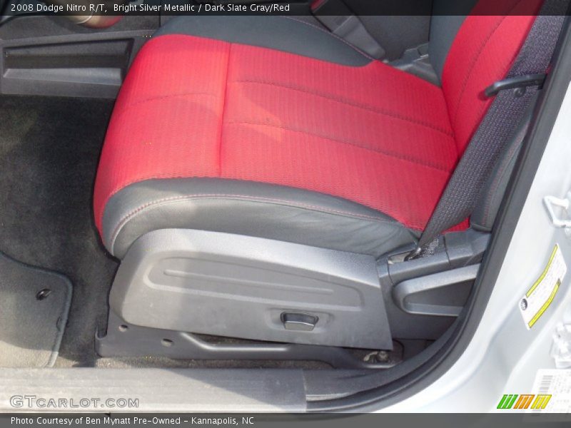 Bright Silver Metallic / Dark Slate Gray/Red 2008 Dodge Nitro R/T