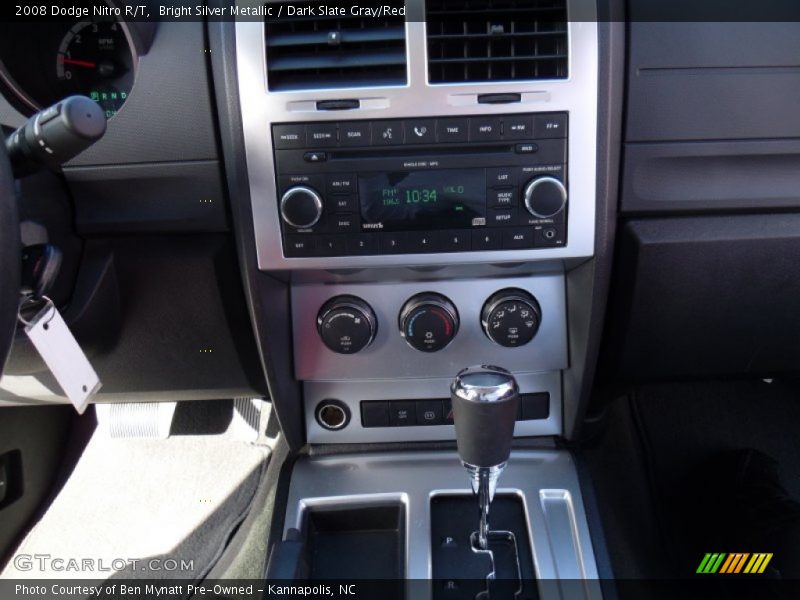 Bright Silver Metallic / Dark Slate Gray/Red 2008 Dodge Nitro R/T