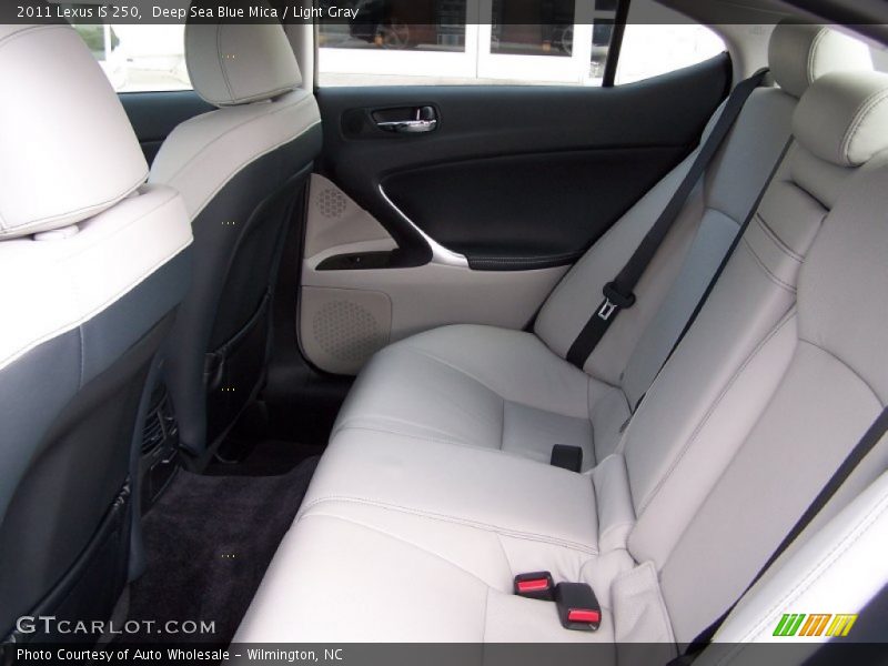 Deep Sea Blue Mica / Light Gray 2011 Lexus IS 250