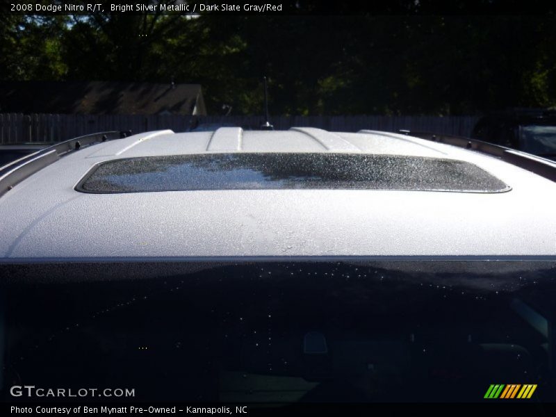 Bright Silver Metallic / Dark Slate Gray/Red 2008 Dodge Nitro R/T