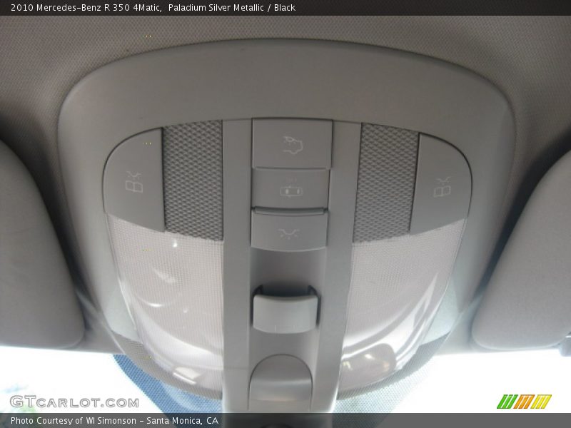 Paladium Silver Metallic / Black 2010 Mercedes-Benz R 350 4Matic