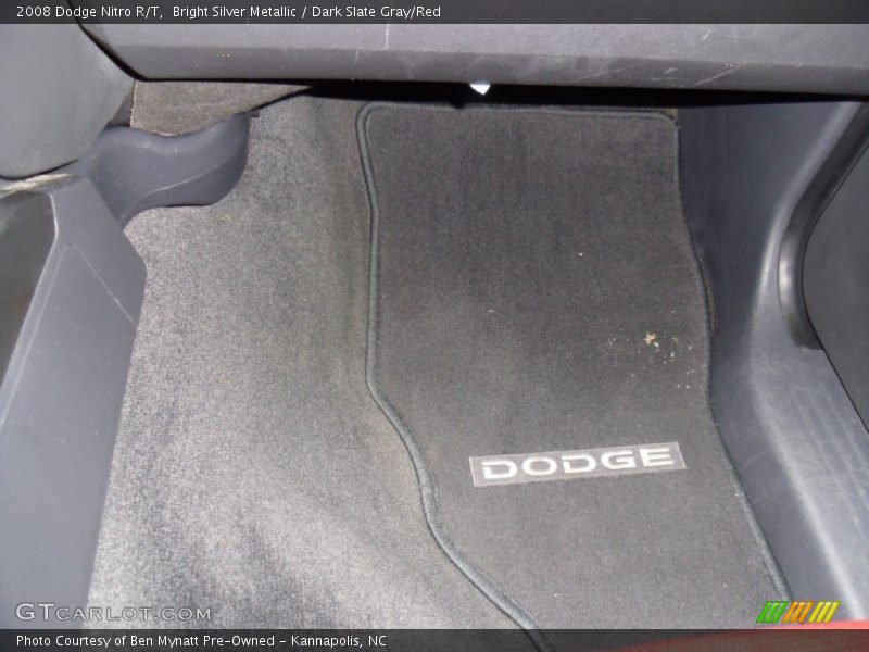 Bright Silver Metallic / Dark Slate Gray/Red 2008 Dodge Nitro R/T