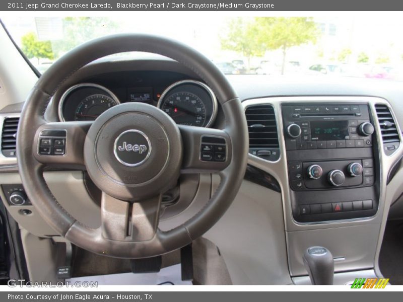 Blackberry Pearl / Dark Graystone/Medium Graystone 2011 Jeep Grand Cherokee Laredo