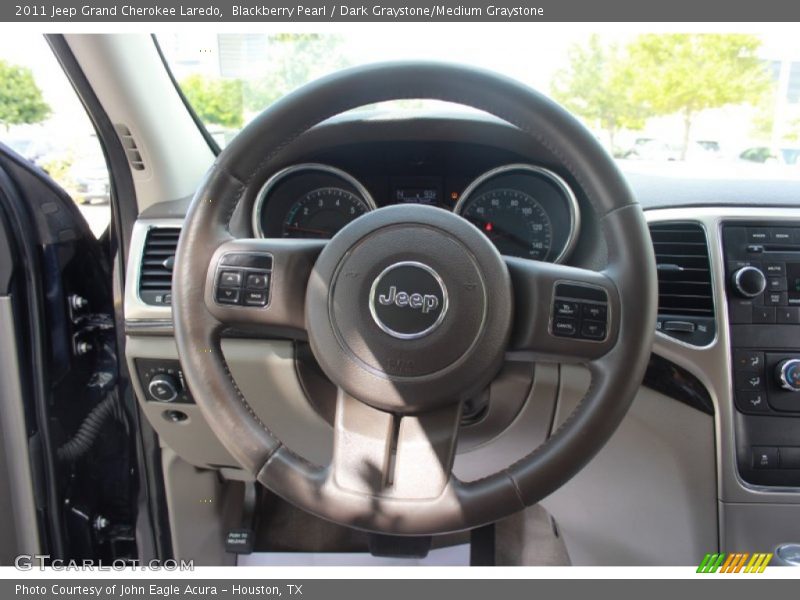 Blackberry Pearl / Dark Graystone/Medium Graystone 2011 Jeep Grand Cherokee Laredo