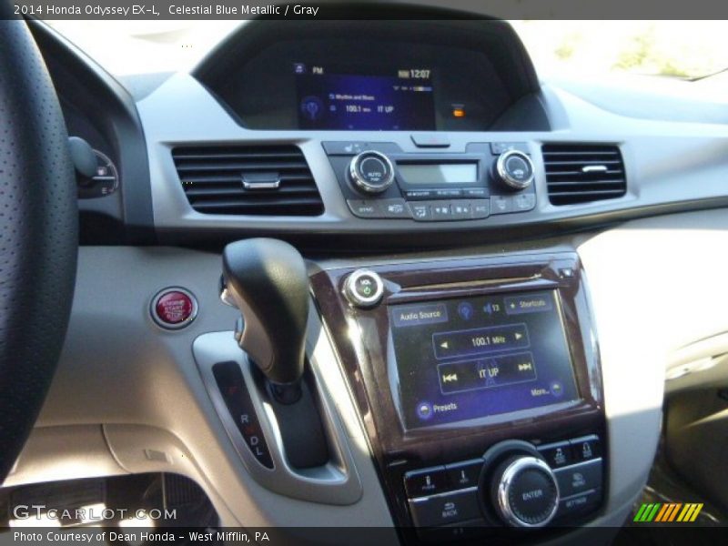Celestial Blue Metallic / Gray 2014 Honda Odyssey EX-L