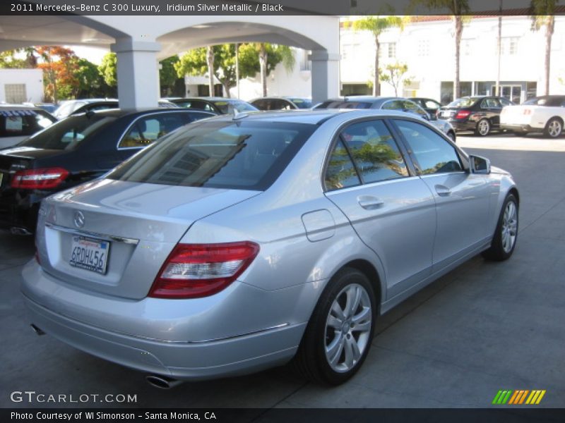 Iridium Silver Metallic / Black 2011 Mercedes-Benz C 300 Luxury