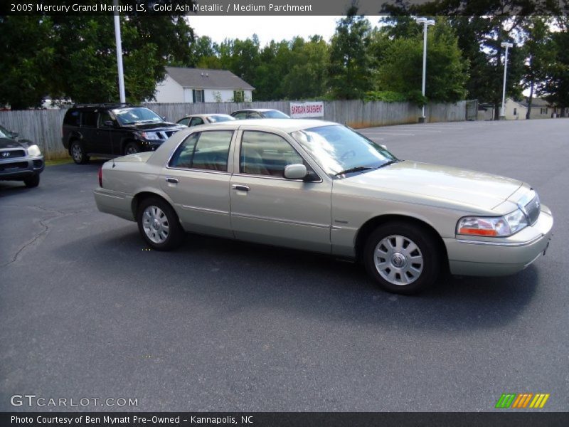 Gold Ash Metallic / Medium Parchment 2005 Mercury Grand Marquis LS