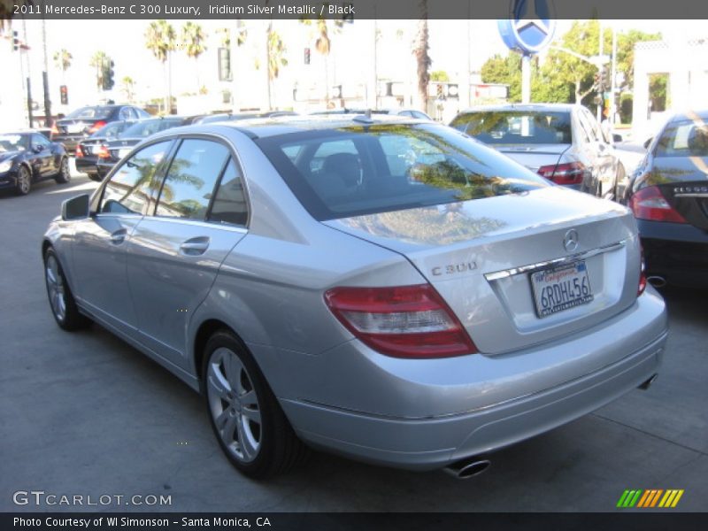 Iridium Silver Metallic / Black 2011 Mercedes-Benz C 300 Luxury