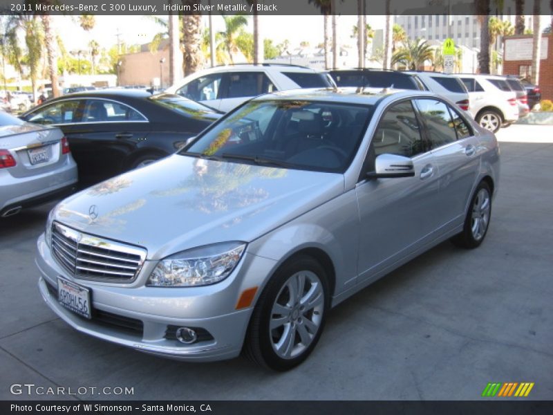 Iridium Silver Metallic / Black 2011 Mercedes-Benz C 300 Luxury