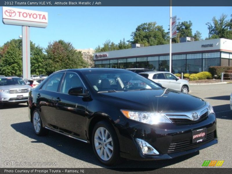 Attitude Black Metallic / Ash 2012 Toyota Camry XLE V6