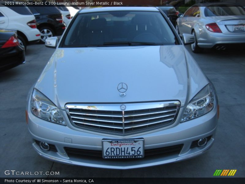 Iridium Silver Metallic / Black 2011 Mercedes-Benz C 300 Luxury