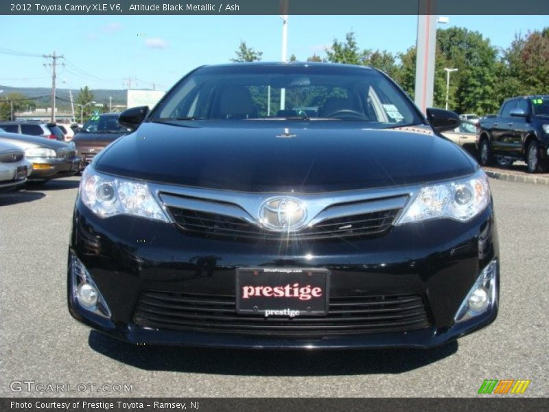 Attitude Black Metallic / Ash 2012 Toyota Camry XLE V6