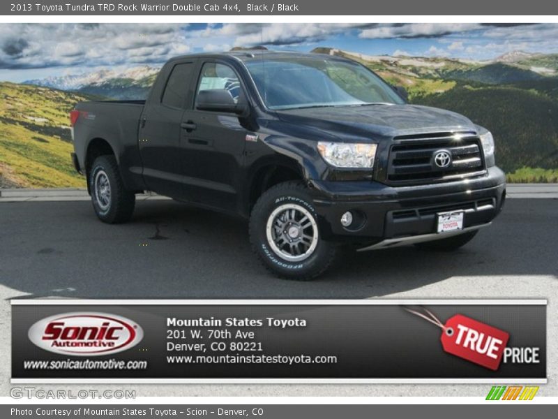 Black / Black 2013 Toyota Tundra TRD Rock Warrior Double Cab 4x4