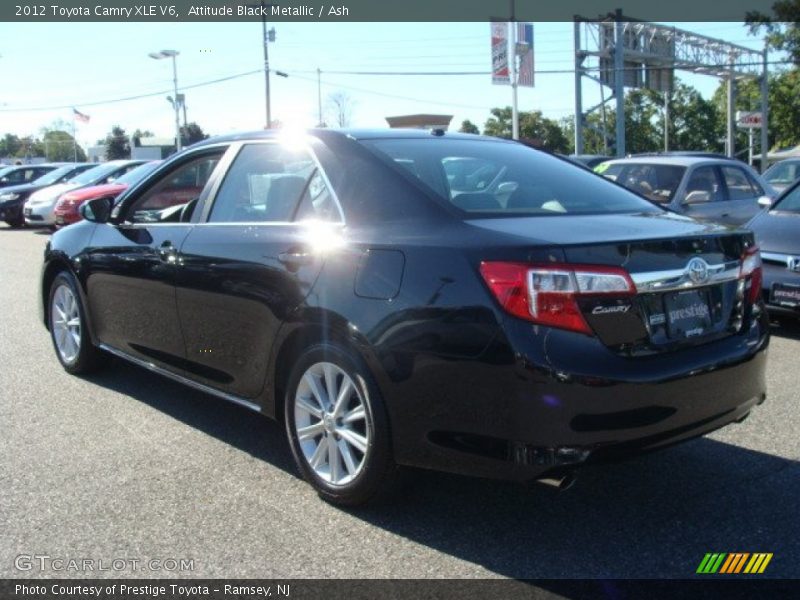 Attitude Black Metallic / Ash 2012 Toyota Camry XLE V6