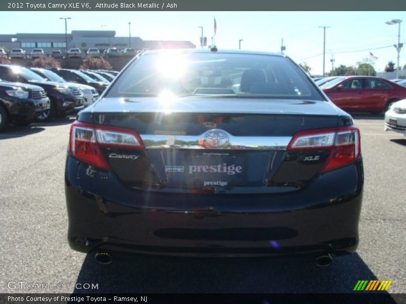 Attitude Black Metallic / Ash 2012 Toyota Camry XLE V6