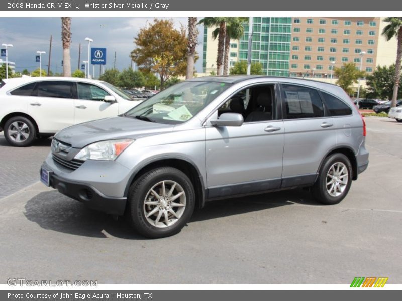 Whistler Silver Metallic / Gray 2008 Honda CR-V EX-L