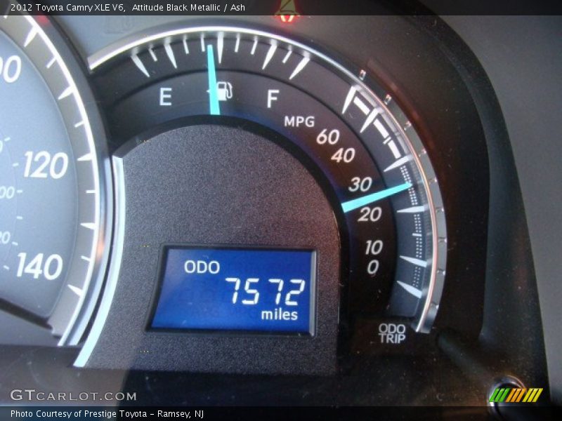Attitude Black Metallic / Ash 2012 Toyota Camry XLE V6