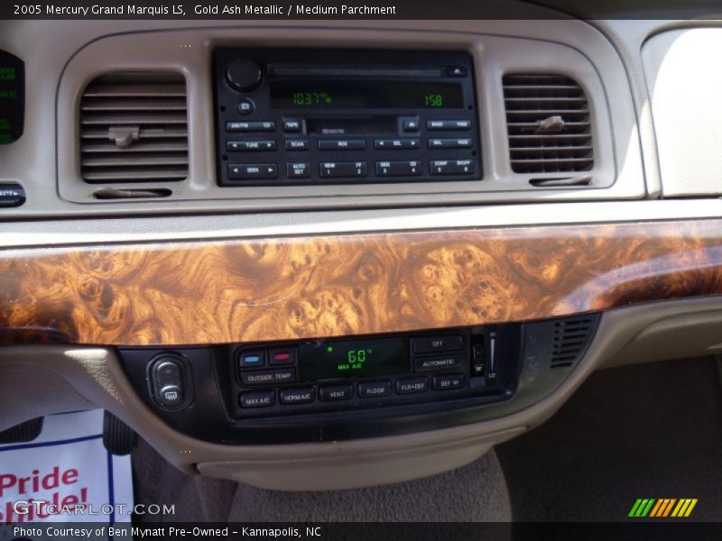 Gold Ash Metallic / Medium Parchment 2005 Mercury Grand Marquis LS