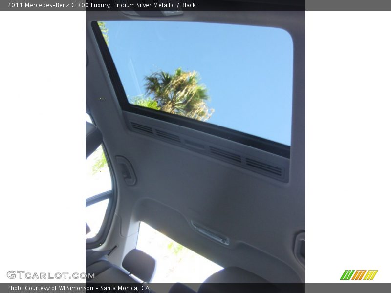 Iridium Silver Metallic / Black 2011 Mercedes-Benz C 300 Luxury