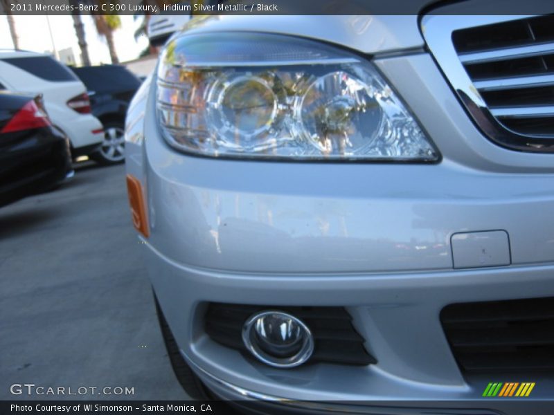 Iridium Silver Metallic / Black 2011 Mercedes-Benz C 300 Luxury