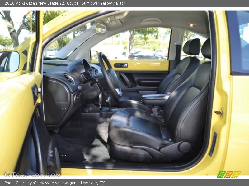 Sunflower Yellow / Black 2010 Volkswagen New Beetle 2.5 Coupe