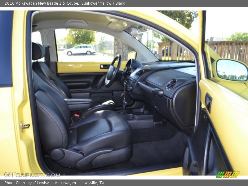 Sunflower Yellow / Black 2010 Volkswagen New Beetle 2.5 Coupe